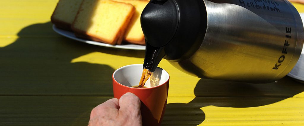 heerlijke koffie bij de Ossenkamp