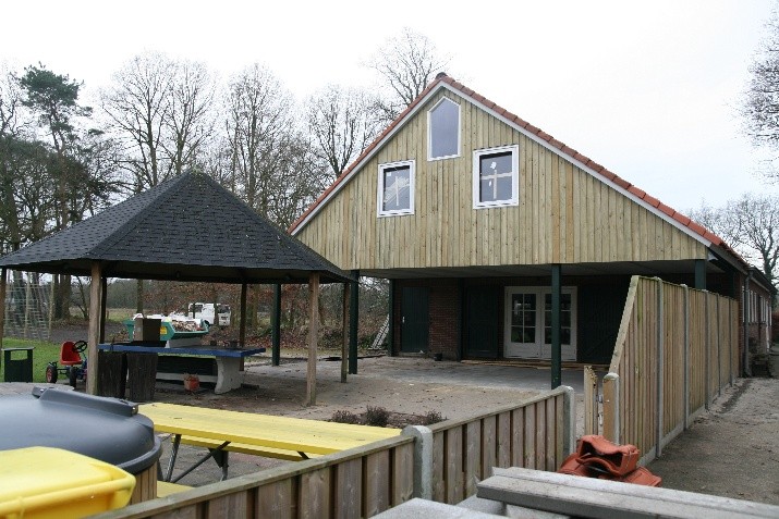 Verbouwing en uitbreiding van Ossenkamp Vakantiehuis in 2011
